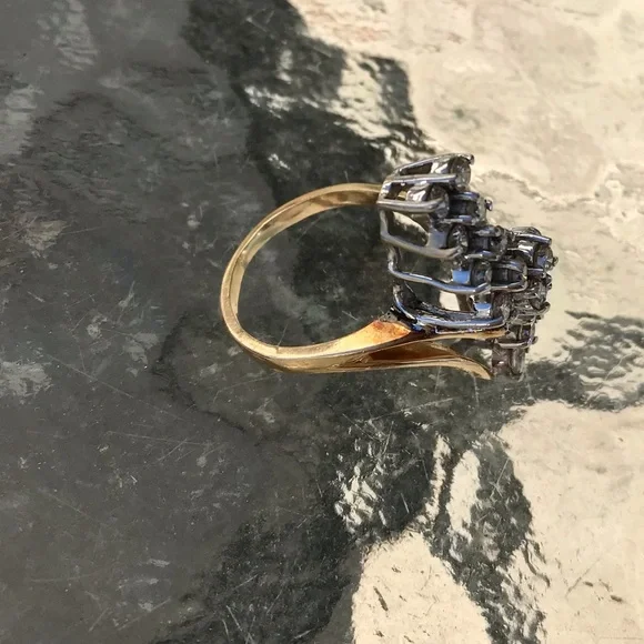 2.16 Carat Diamond 14 Karat Yellow Gold Ring - Picture 8 of 9